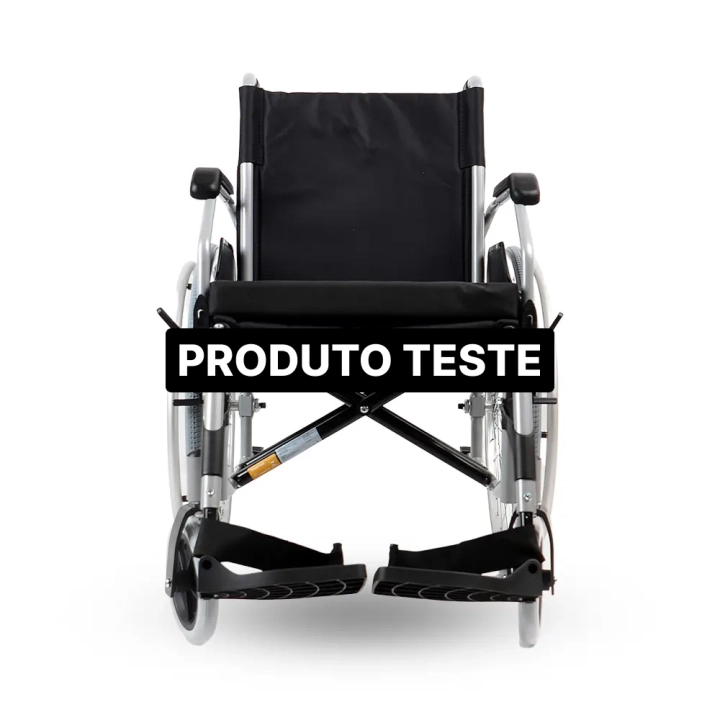 Imagem do produto Produto cadeira de rodas modelo D100 dobrável resistente até 100kg TESTE - 01