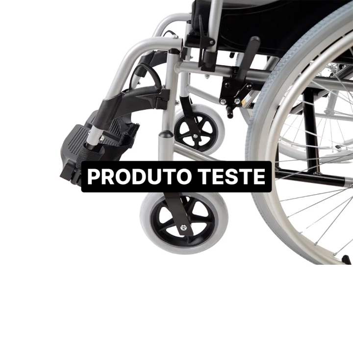 Imagem do produto Produto cadeira de rodas modelo D100 dobrável resistente até 100kg TESTE - 01